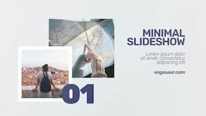 Minimal Slideshow | Vegas Pro Template