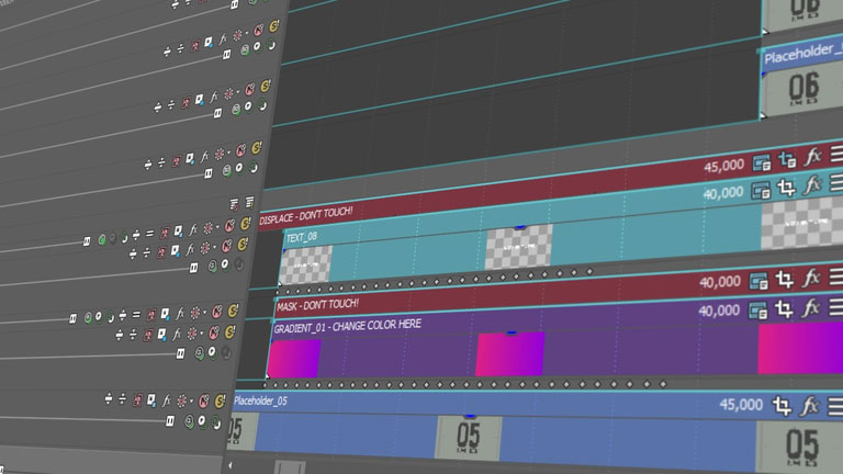 Universal Opener template for VEGAS Pro