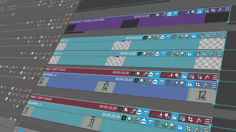 Corporate Presentation template for Vegas Pro