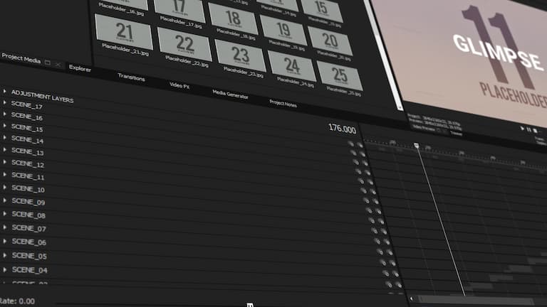 Glimpse VEGAS Pro template